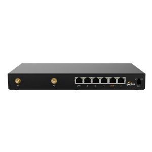 Peplink B-ONE-PLUS Dual WAN Router with WiFi 6, 2 Ethernet WAN ports, 4 Ethernet LAN ports, and WiFi WAN, 2 WiFi antennas